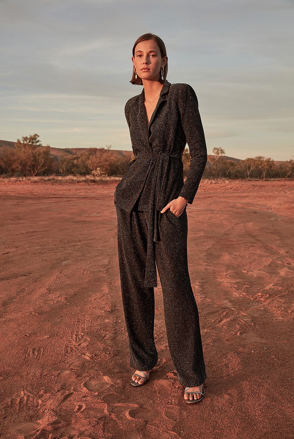 Metallic Pant