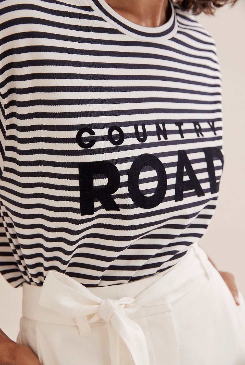 Stripe Modern Logo T-Shirt