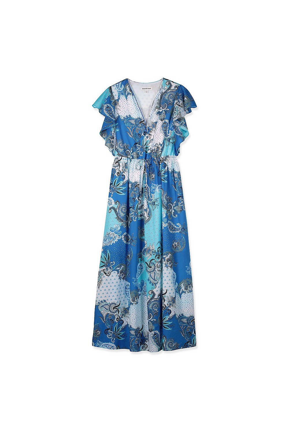 Paisley Print Maxi Dress
