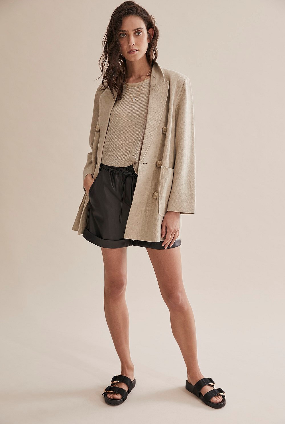 Linen Relaxed Blazer