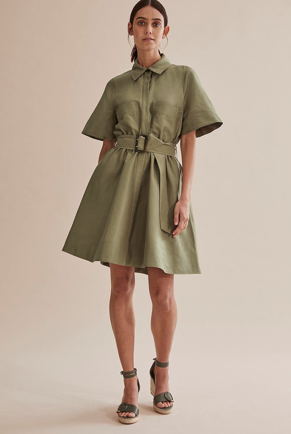Pocket Detail Mini Dress