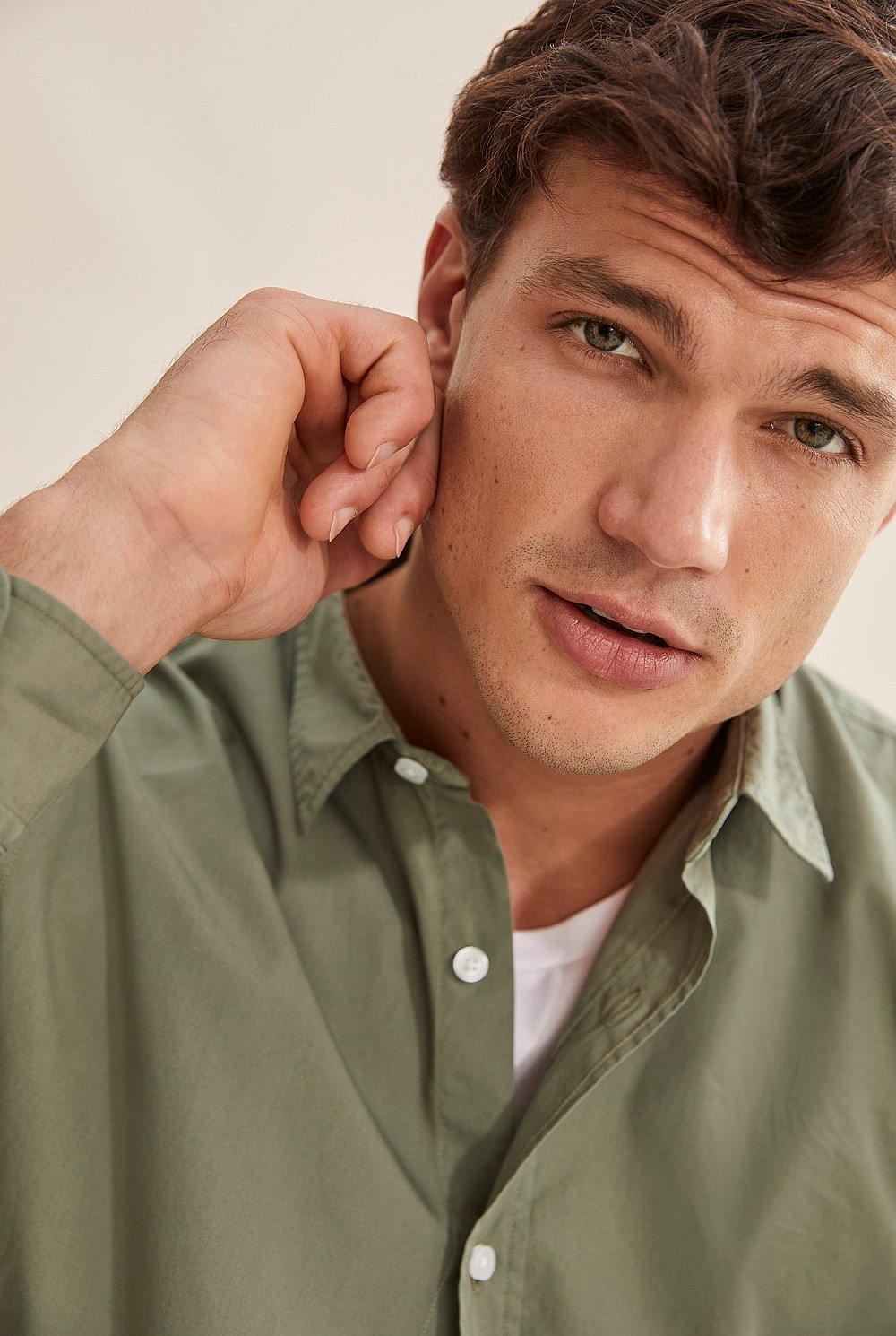 Long Sleeve Regular Poplin Shirt