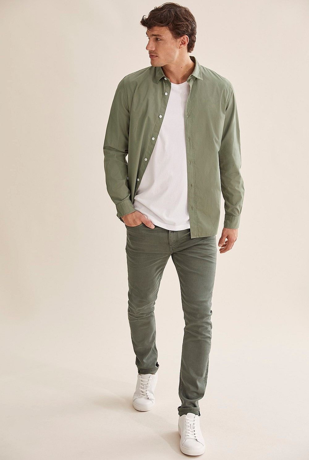 Long Sleeve Regular Poplin Shirt