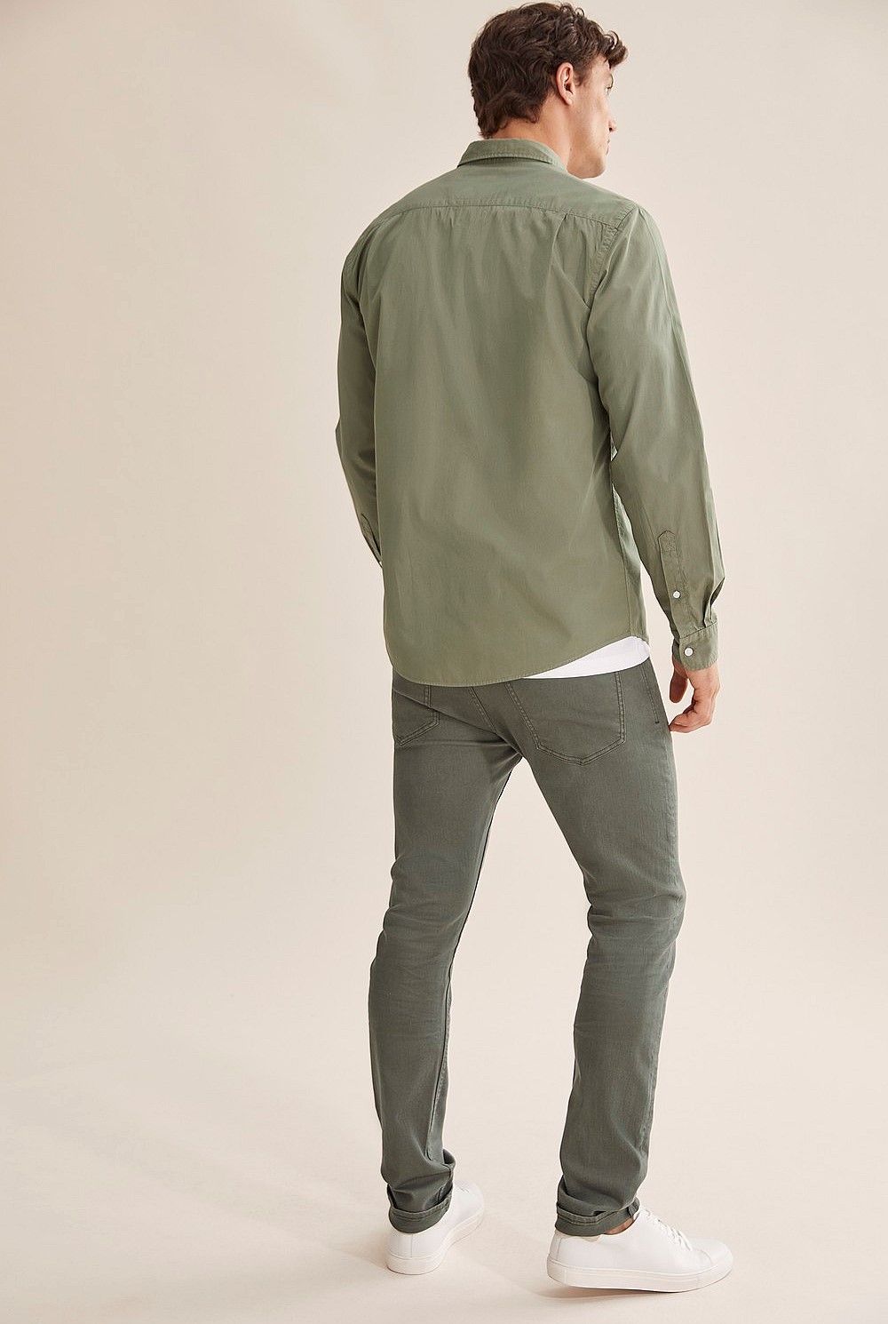Long Sleeve Regular Poplin Shirt