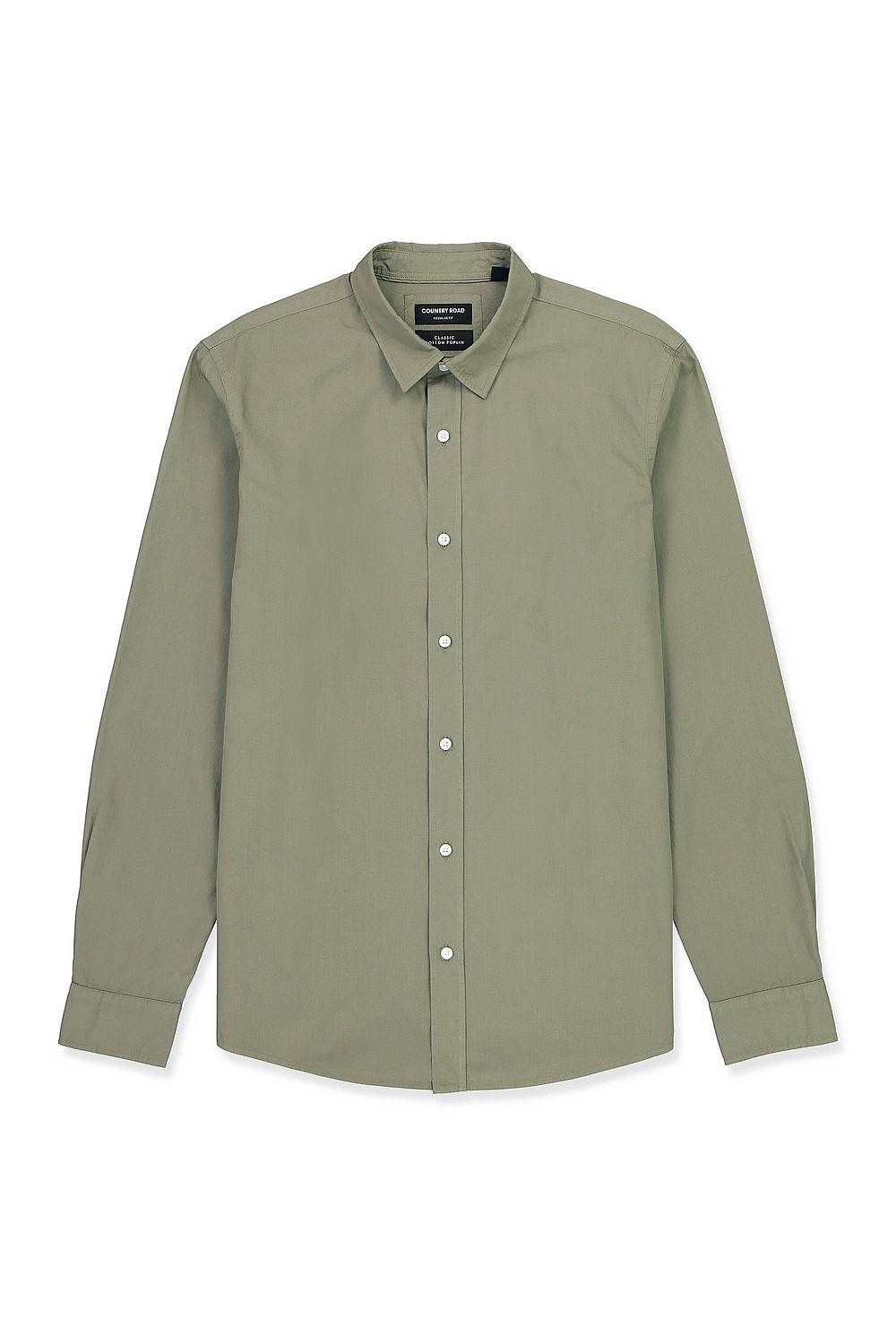 Long Sleeve Regular Poplin Shirt