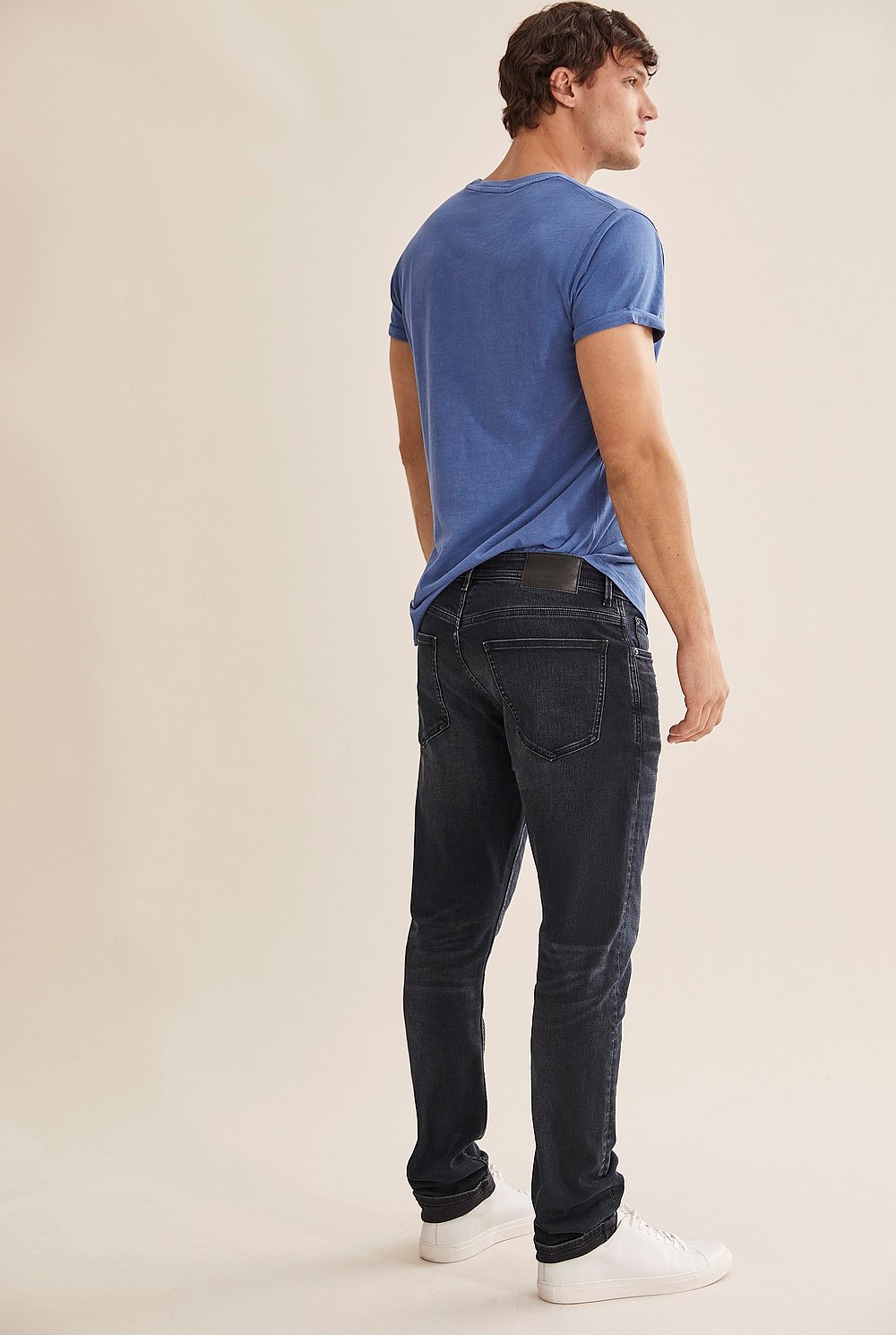 Slim Blue Black Jean