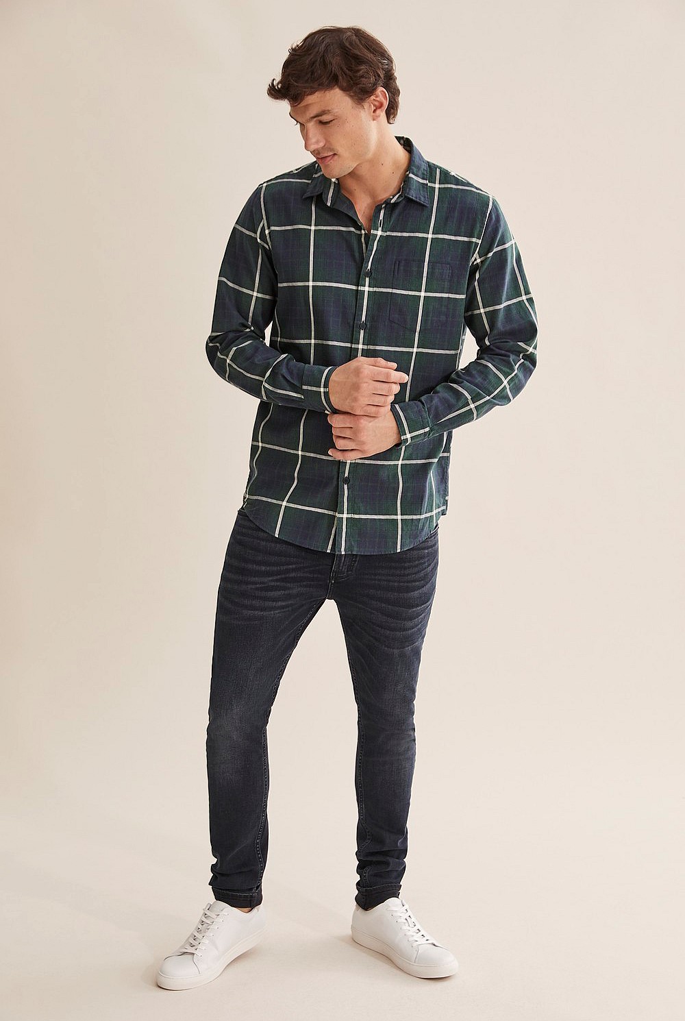 Regular Ombre Check Shirt