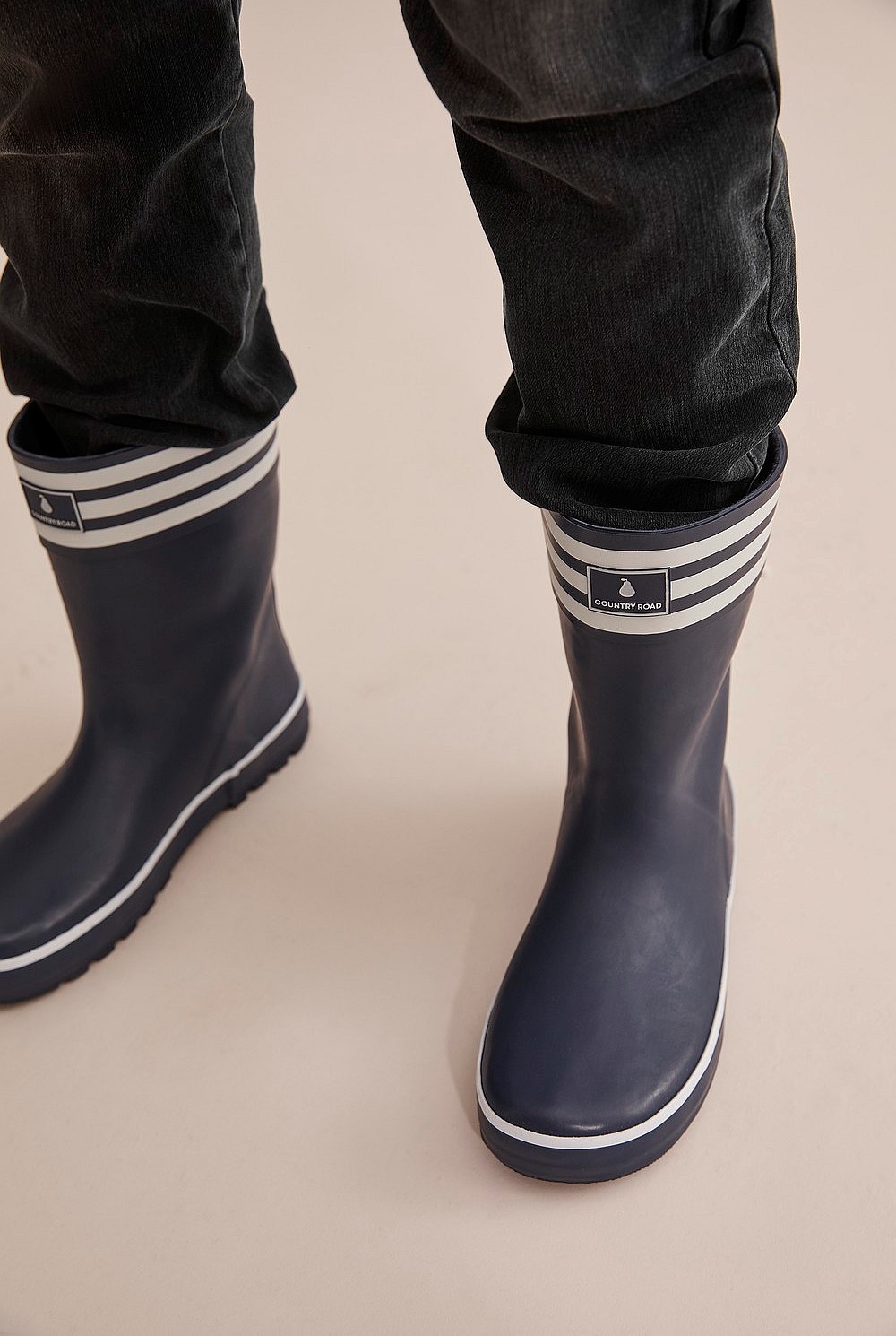 Stripe Gumboot