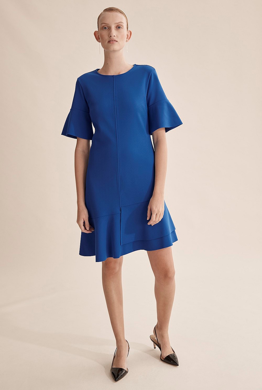Flutter Sleeve Dress