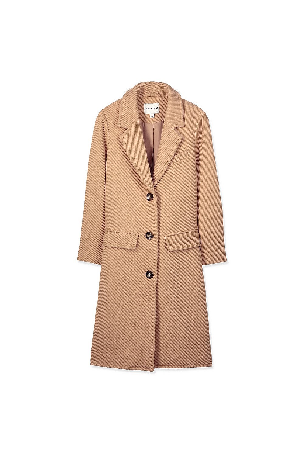 Twill Wool Coat