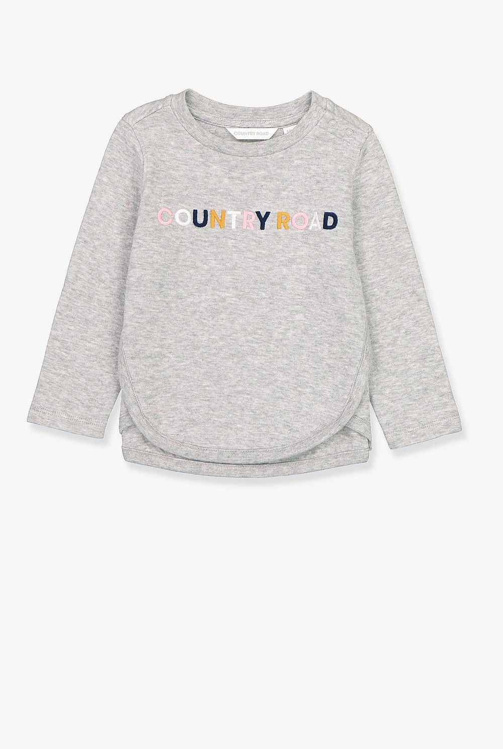 Organically Grown Cotton Double Faced Logo T-Shirt