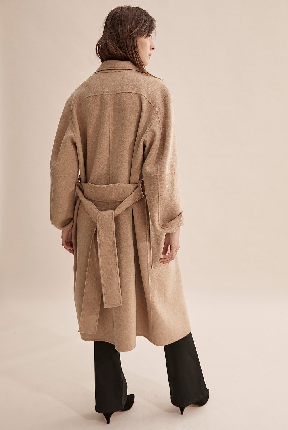 Wool Wrap Coat