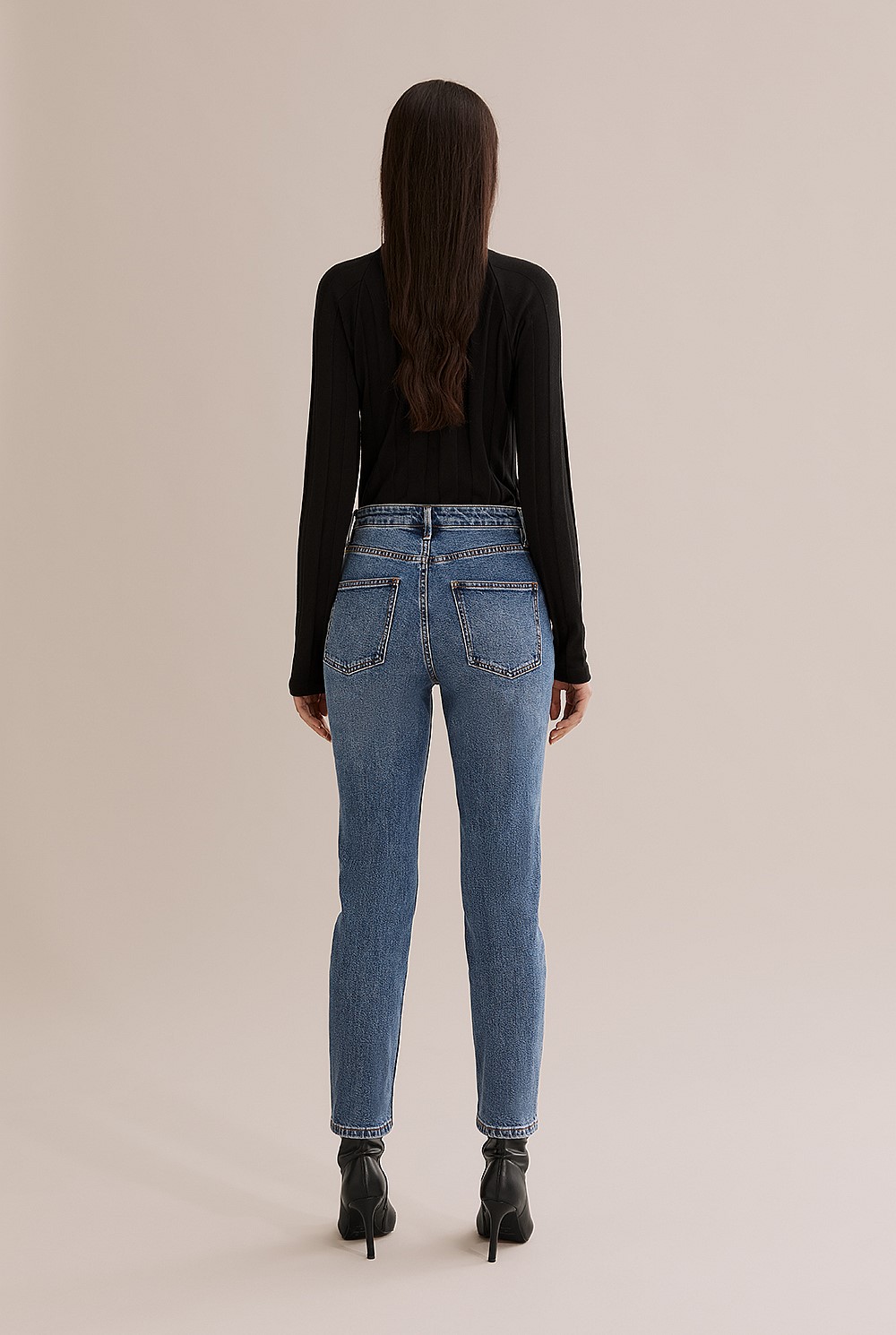 Australian Cotton High Rise Straight Jean