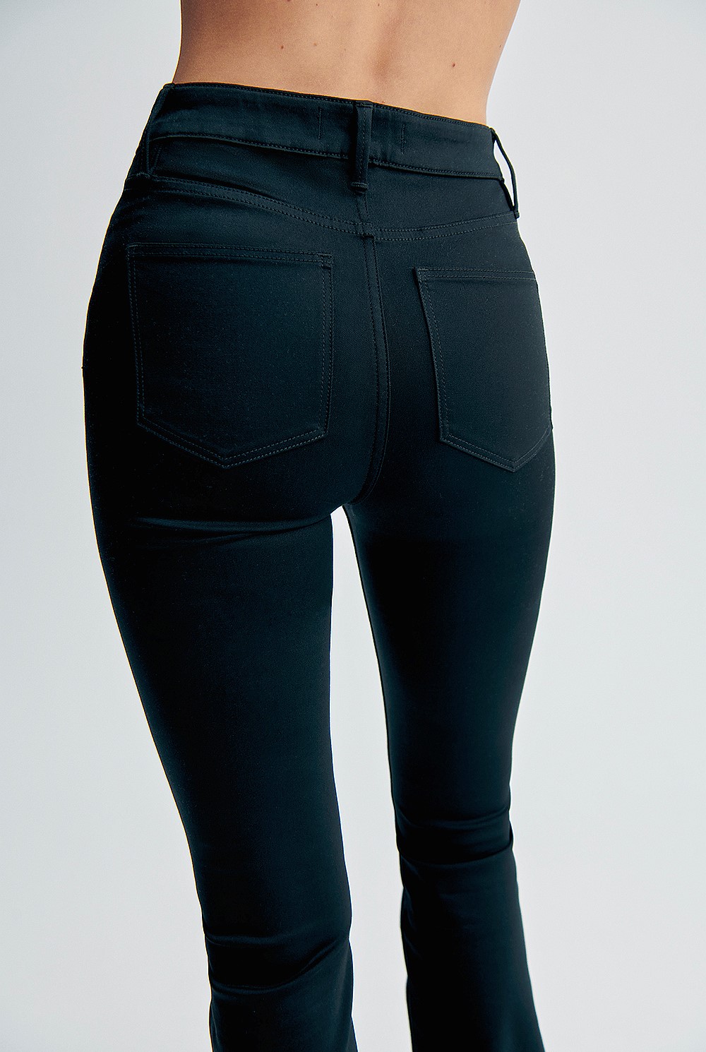 Longline Kick Flare Jean