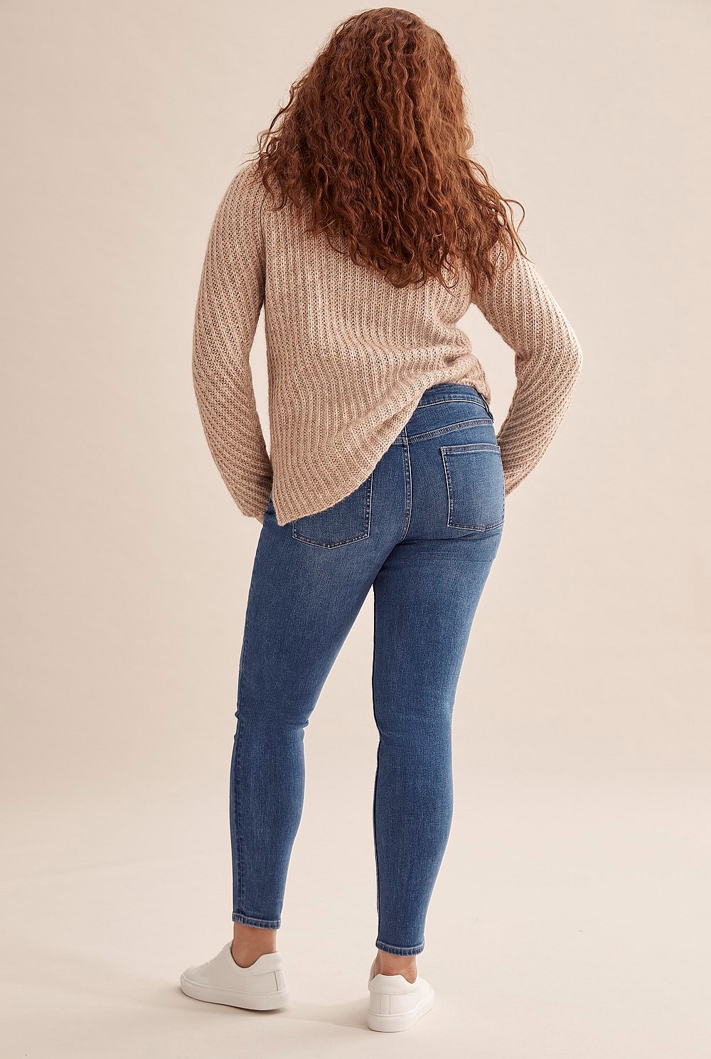 Australian Cotton Mid Rise Skinny Jean