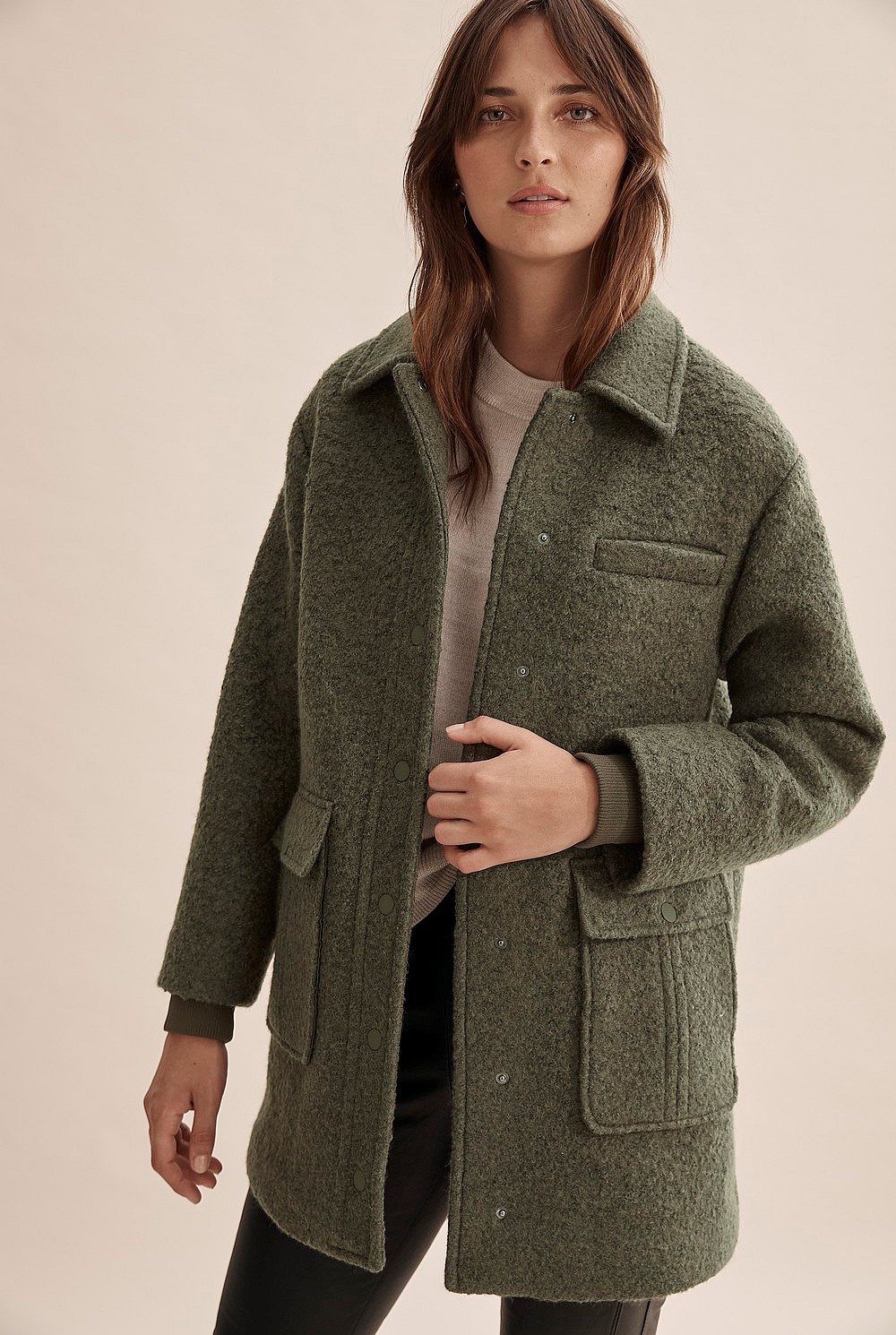 Wool Pocket Coat