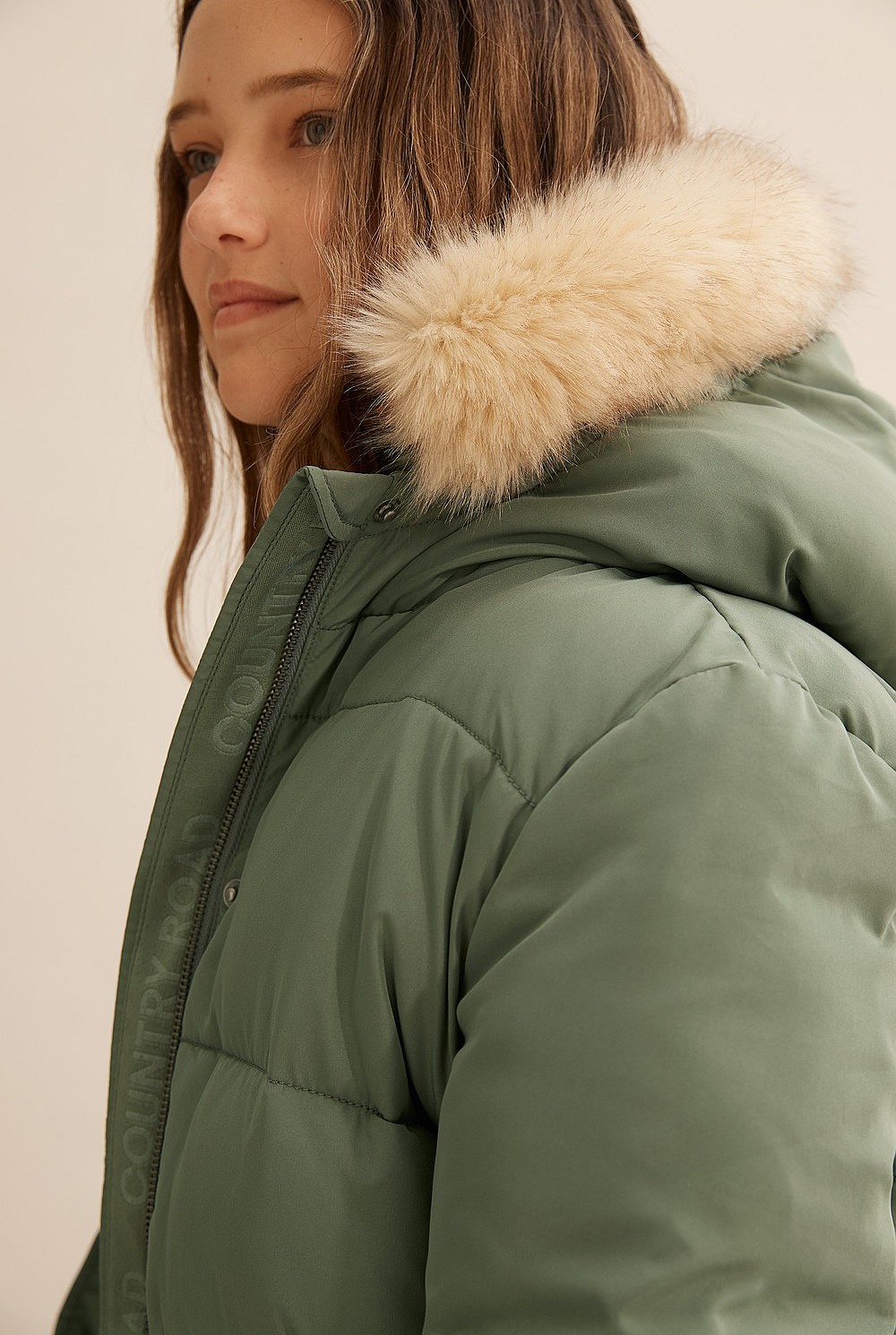 Teen Fur Trim Parka