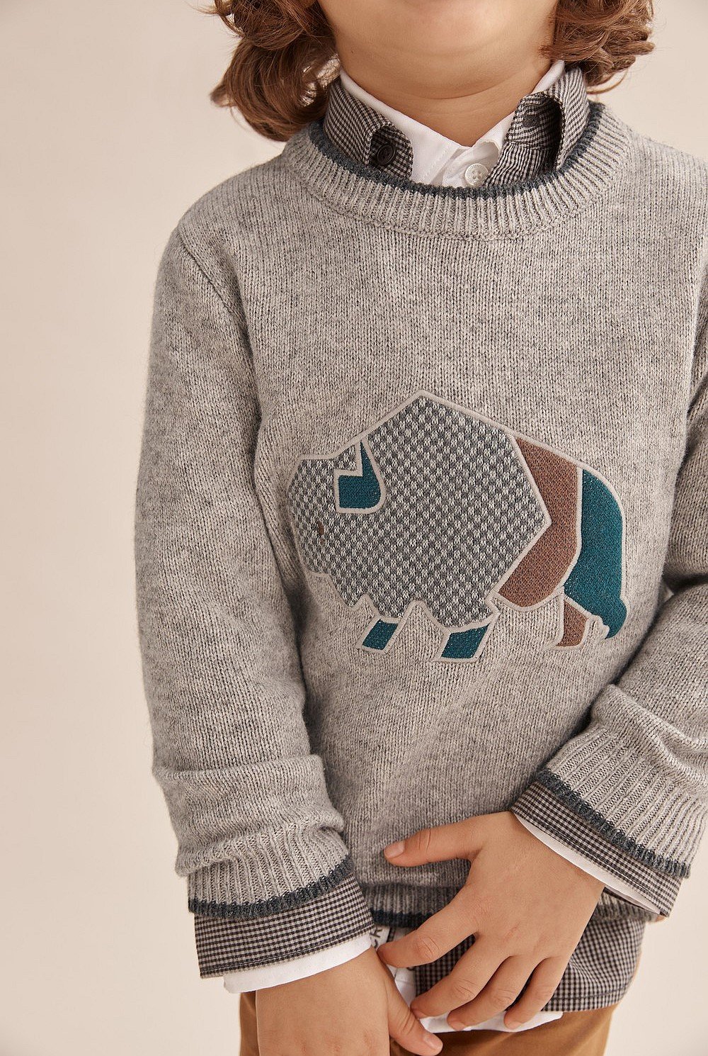 Buffalo Intarsia Knit