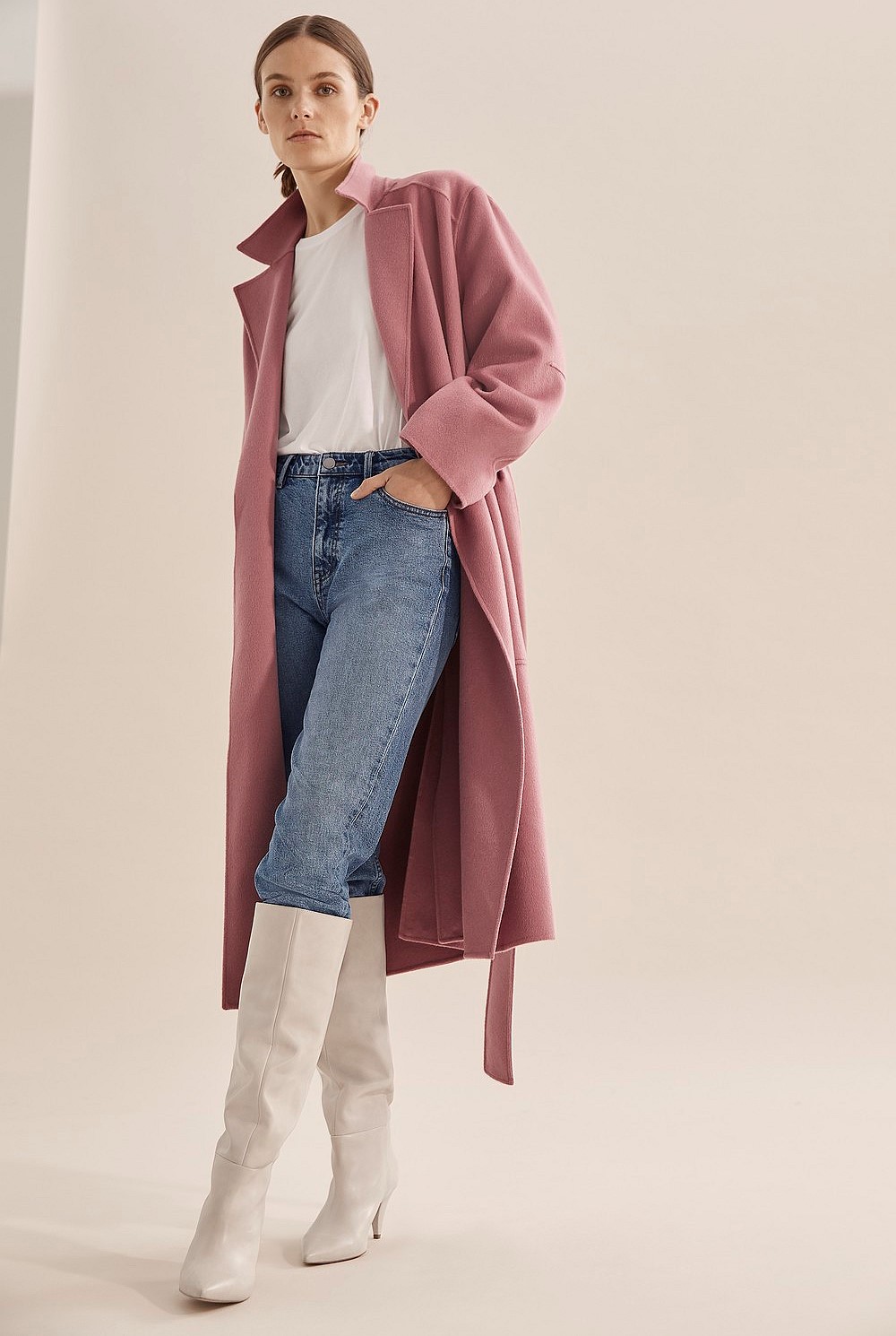Wool Wrap Coat