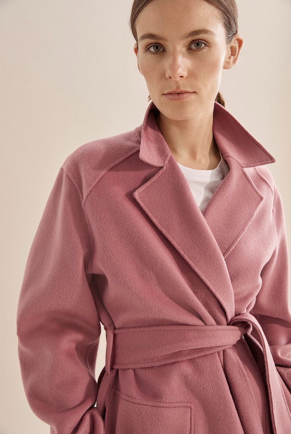 Wool Wrap Coat