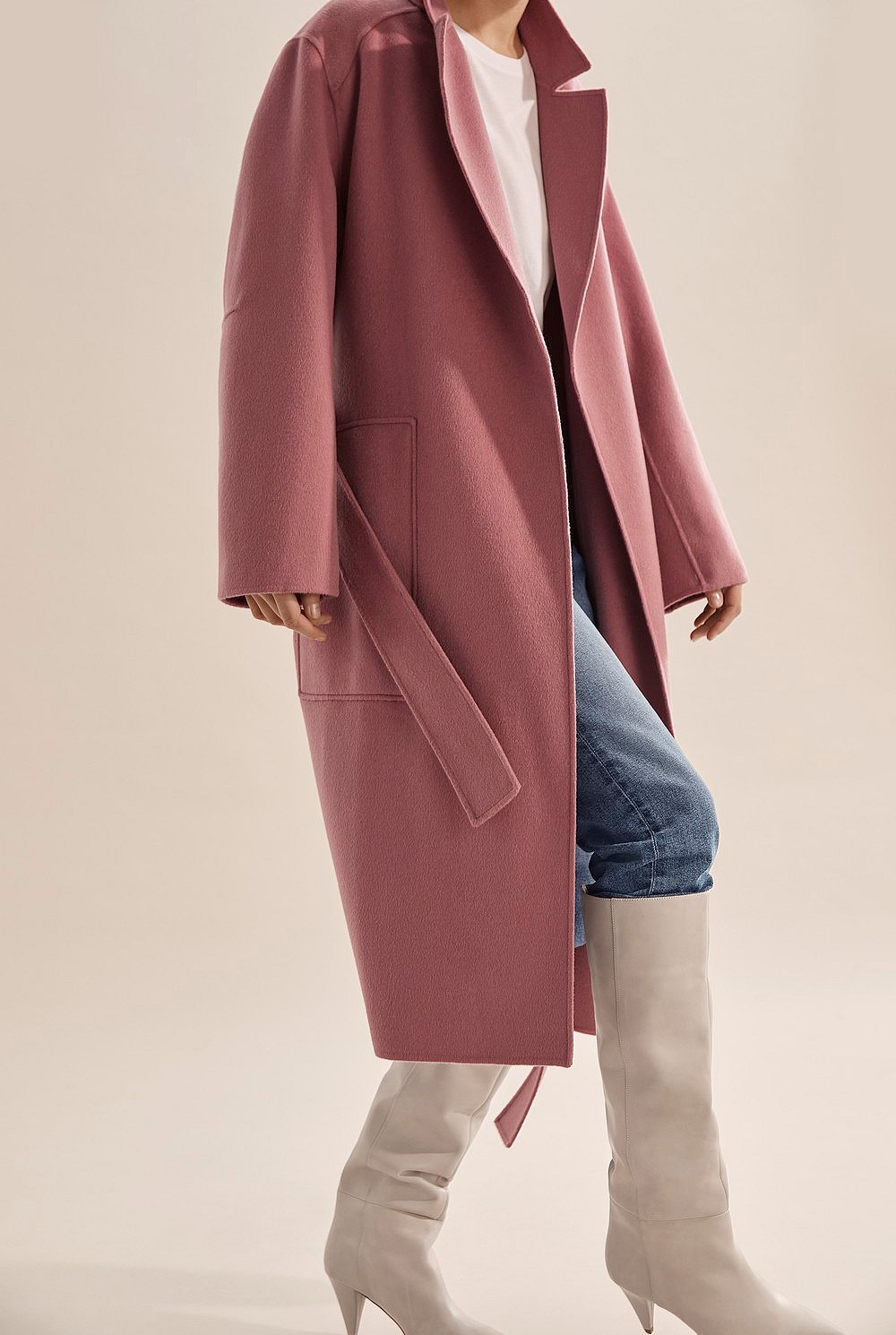 Wool Wrap Coat