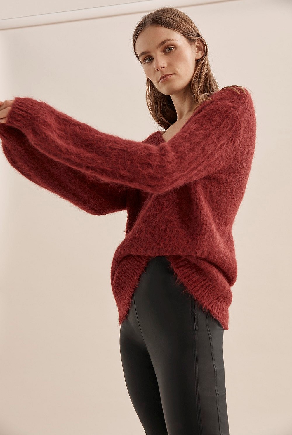 Alpaca Fluffy Knit