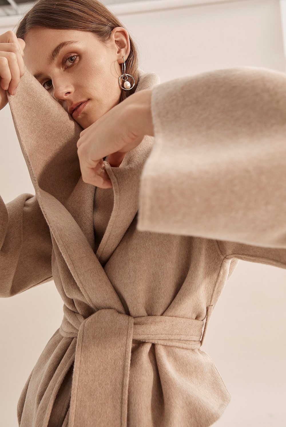 Short Wrap Coat