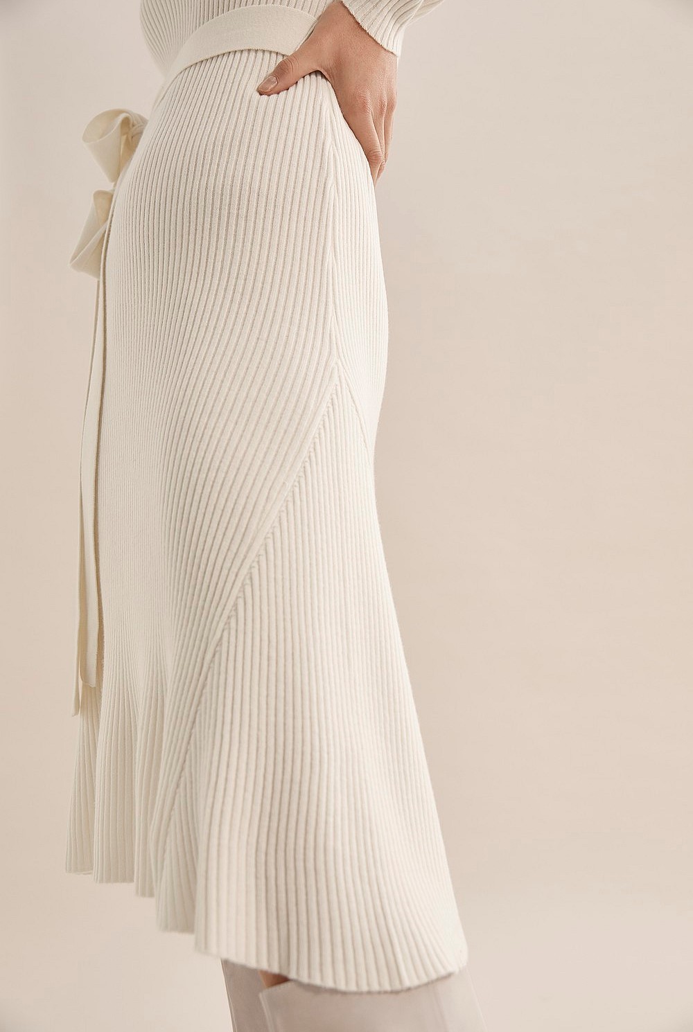Long Sleeve Wool Knit Dress