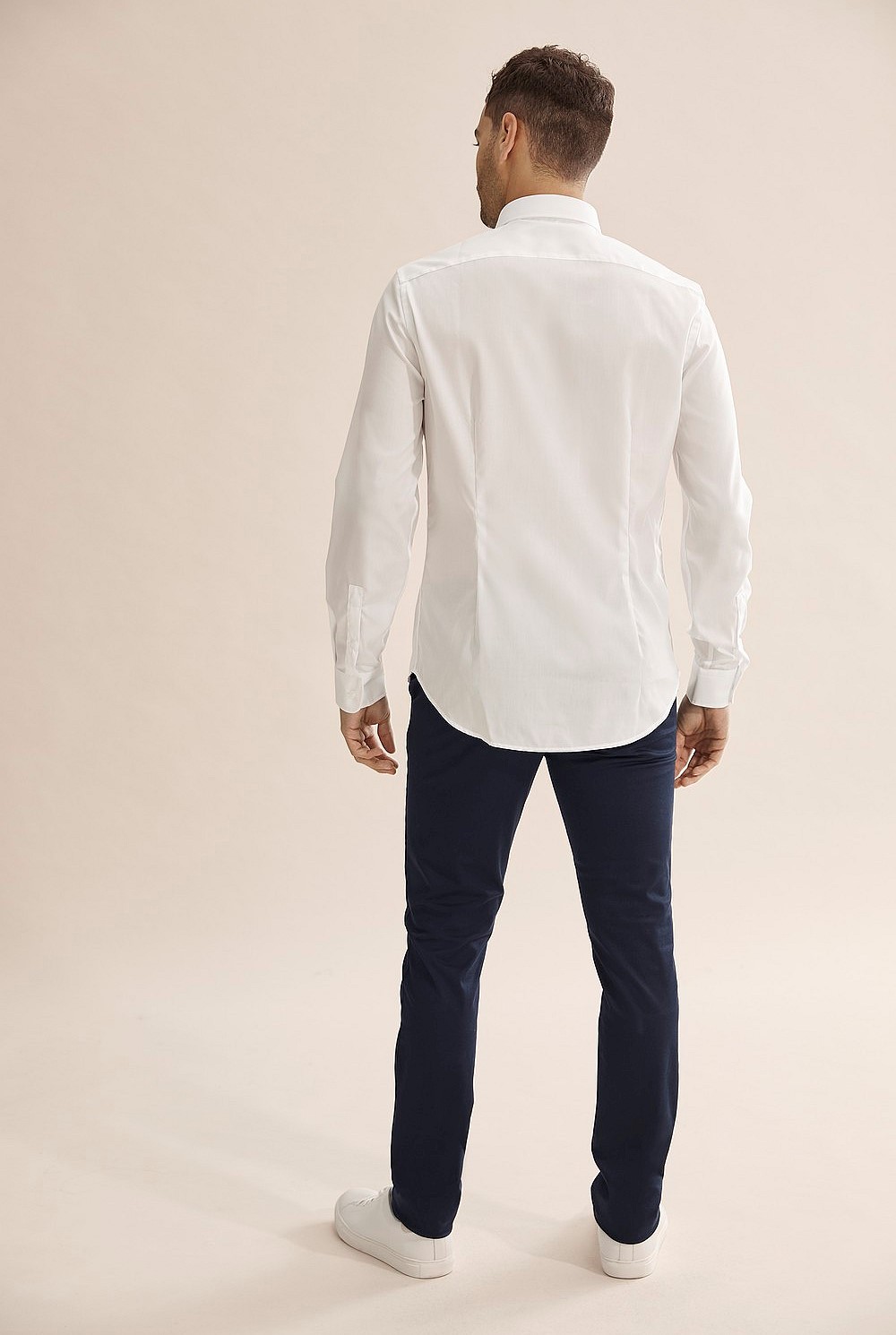 Slim Poplin Travel Shirt