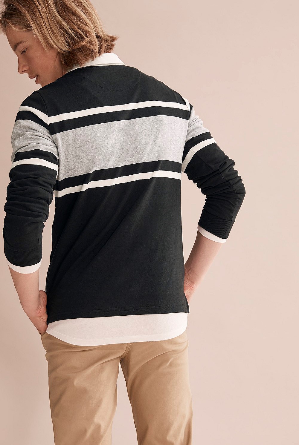 Teen Stripe Heritage Rugby