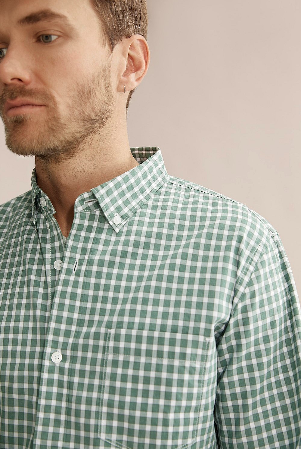 Regular Gingham Check Shirt