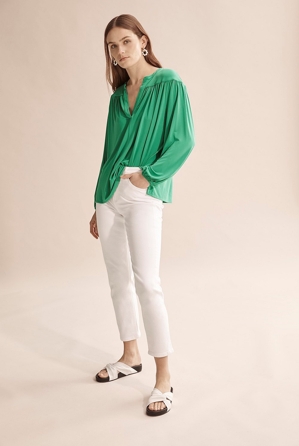 Fluid Long Sleeve Top