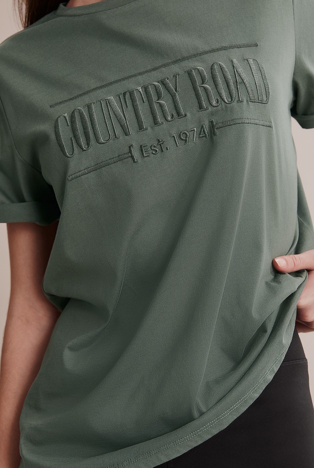 Verified Australian Cotton Heritage Embroidered T-Shirt