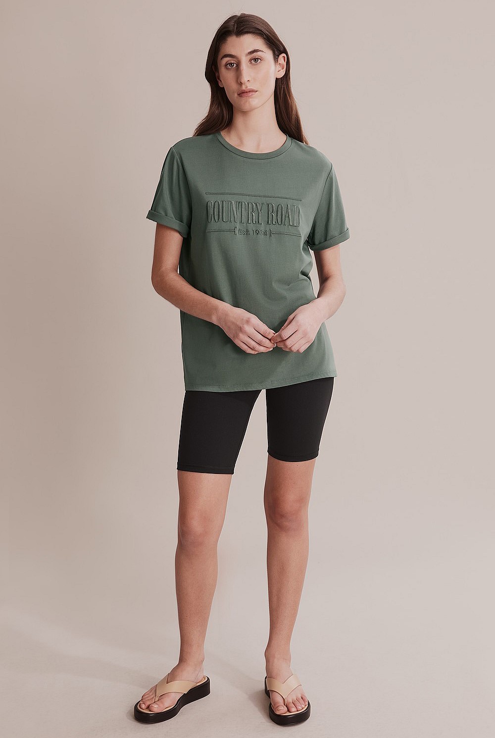 Verified Australian Cotton Heritage Embroidered T-Shirt