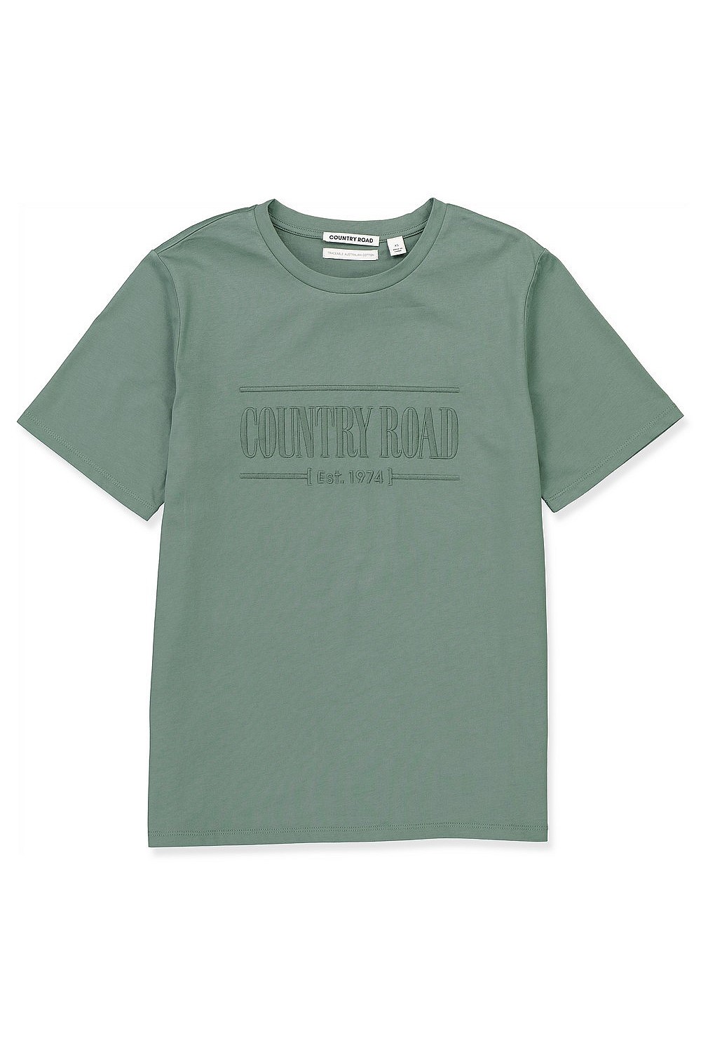 Verified Australian Cotton Heritage Embroidered T-Shirt