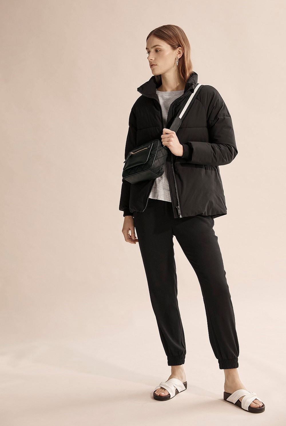 Boat Neck Wool Cotton Sweater