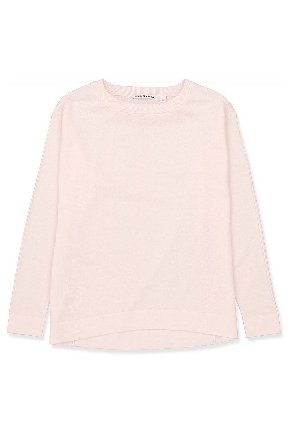 Boat Neck Wool Cotton Sweater