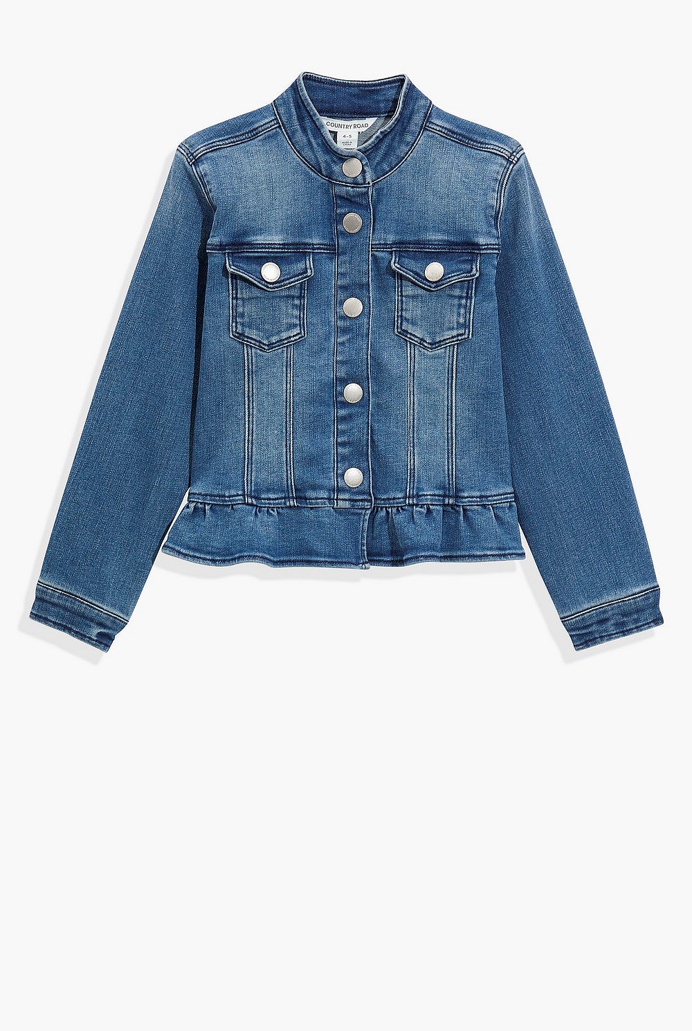 Frill Denim Jacket