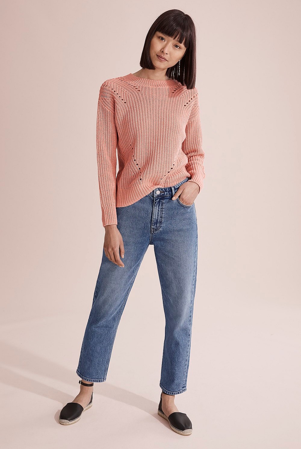 Leather Espadrille