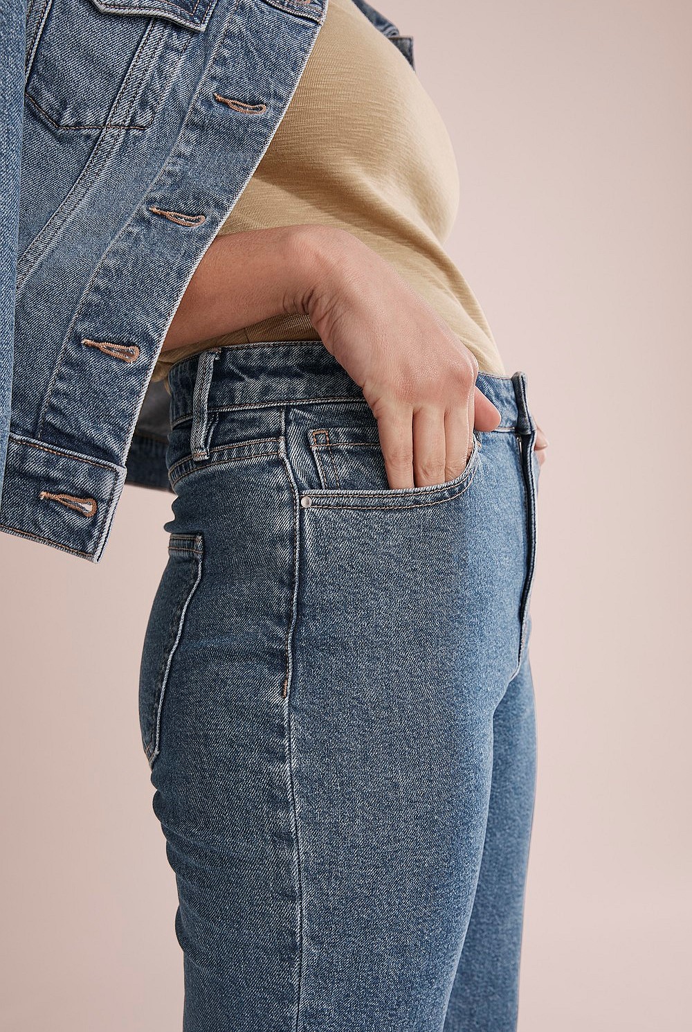 Australian Cotton Longline Kick Flare Jean