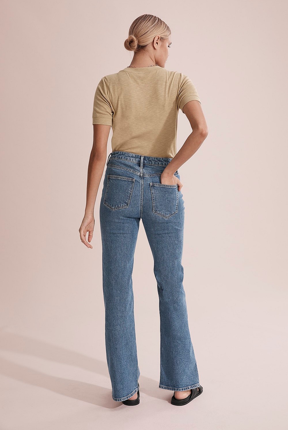 Australian Cotton Longline Kick Flare Jean