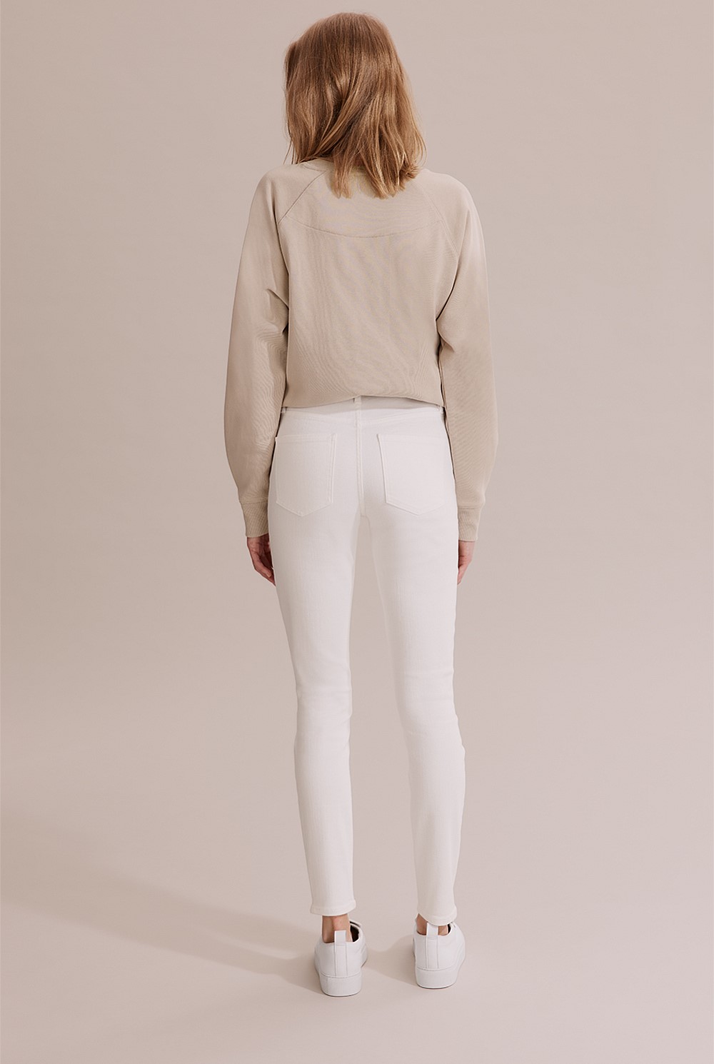 Australian Cotton Mid Rise Skinny Jean