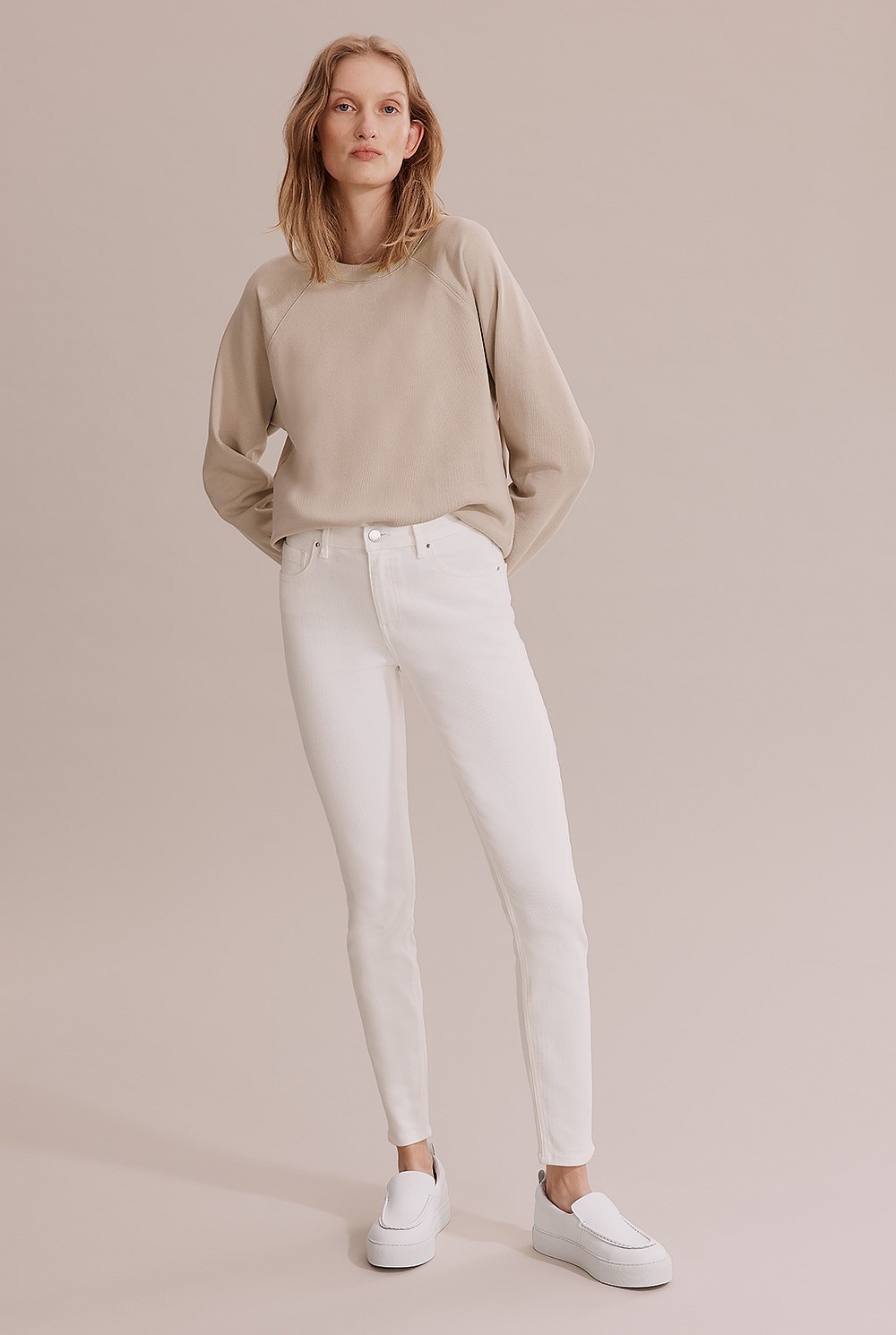 Australian Cotton Mid Rise Skinny Jean