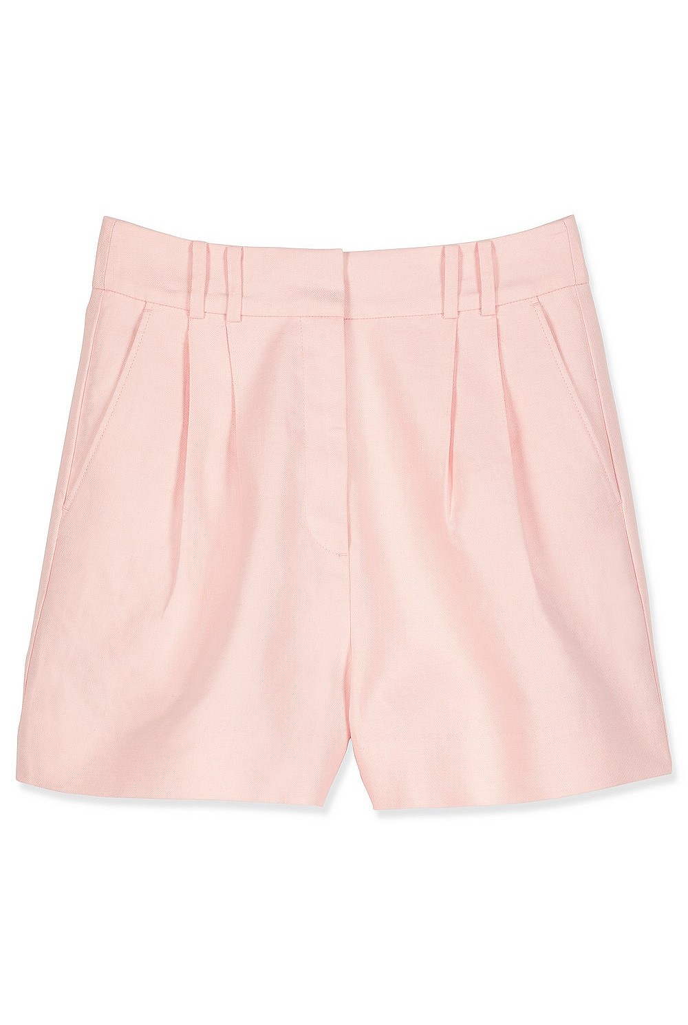 Organically Grown Linen Darted High Waist Short