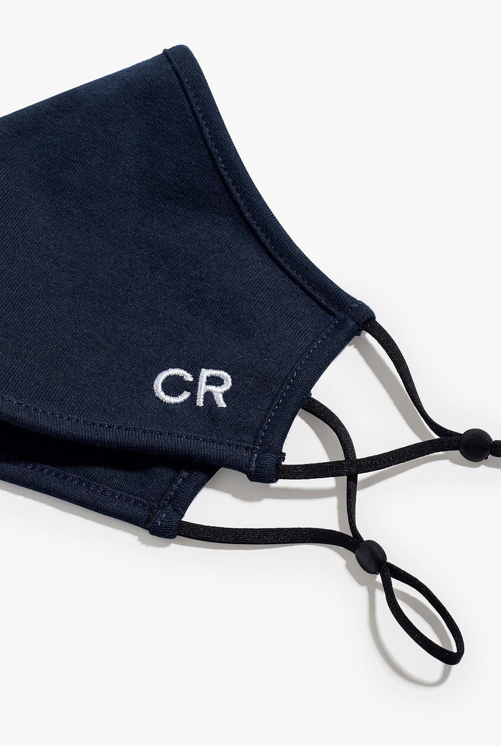 CR Embroidered Cotton Mask