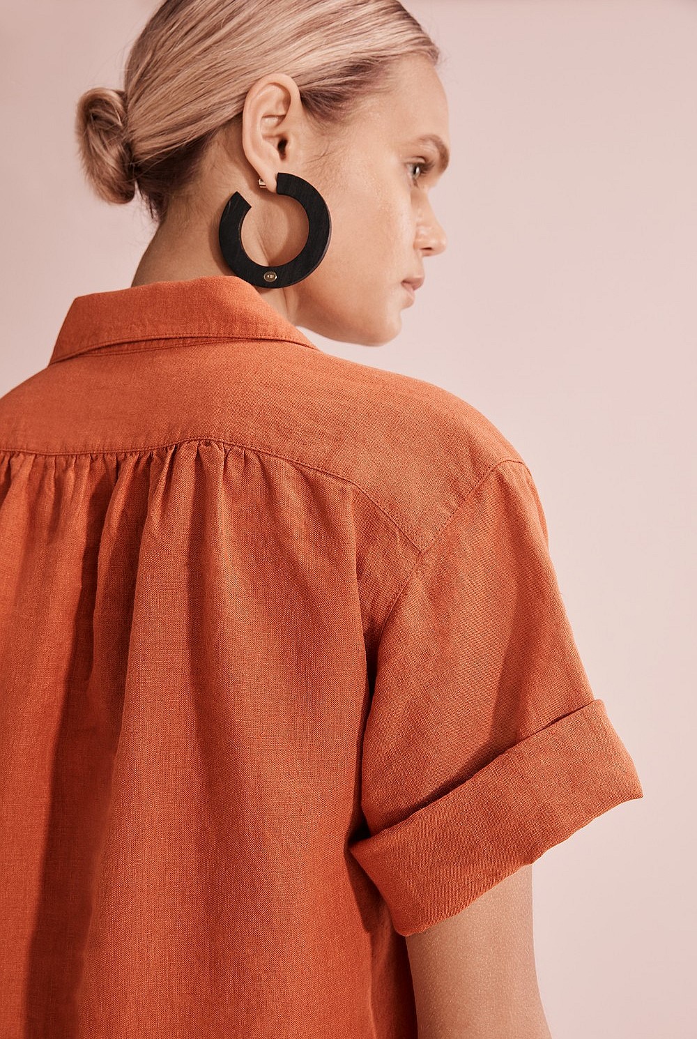 Linen Popover Dress