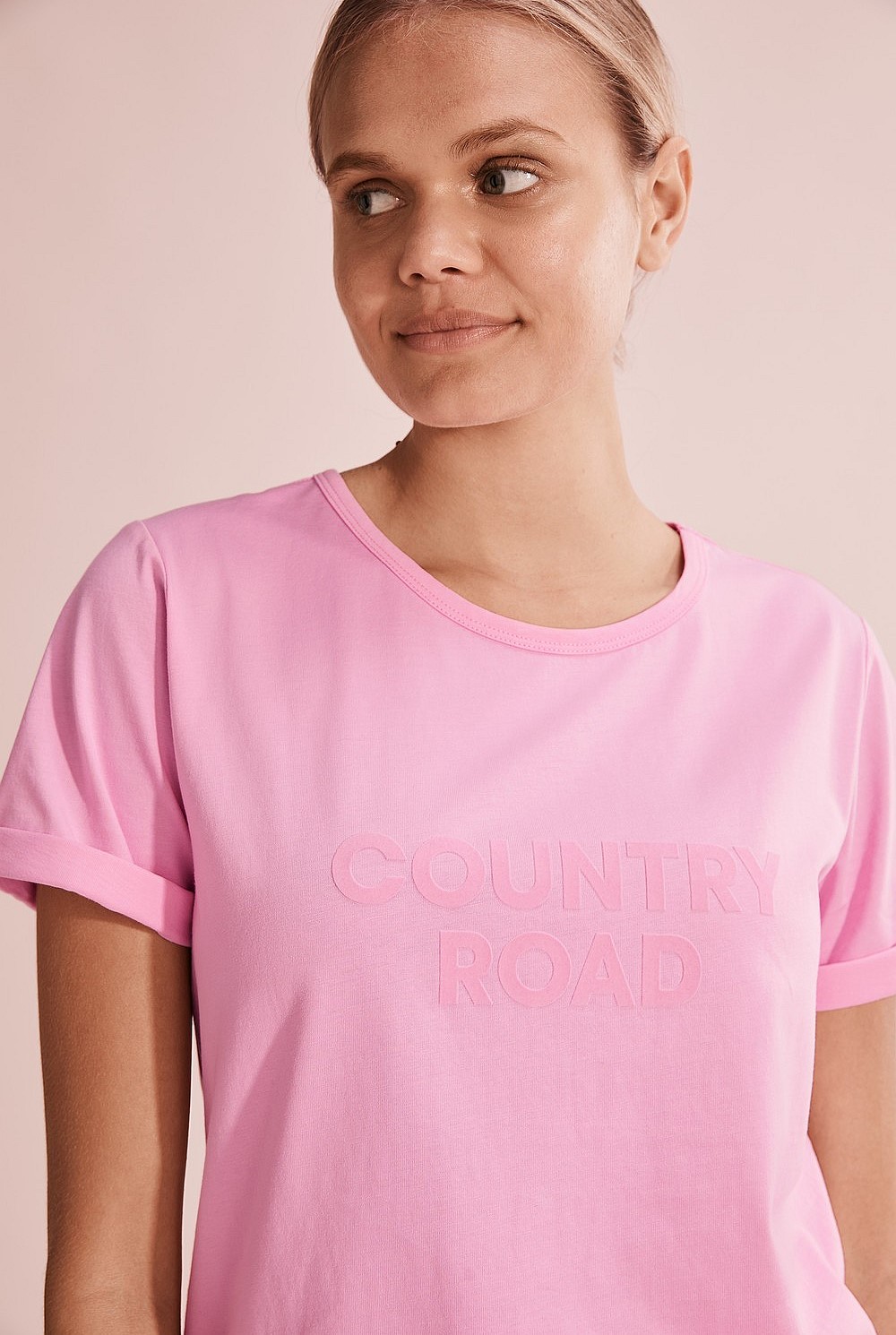 Verified Australian Cotton Flocked Logo T-Shirt