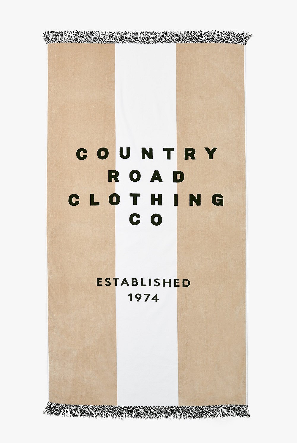 Modern Logo Beach Towel