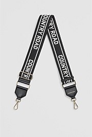 Black Stripe Branded Bag Strap - Bags | Country Road