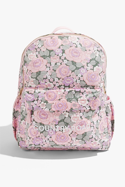 Pale Pink Floral Backpack - Accessories | Country Road